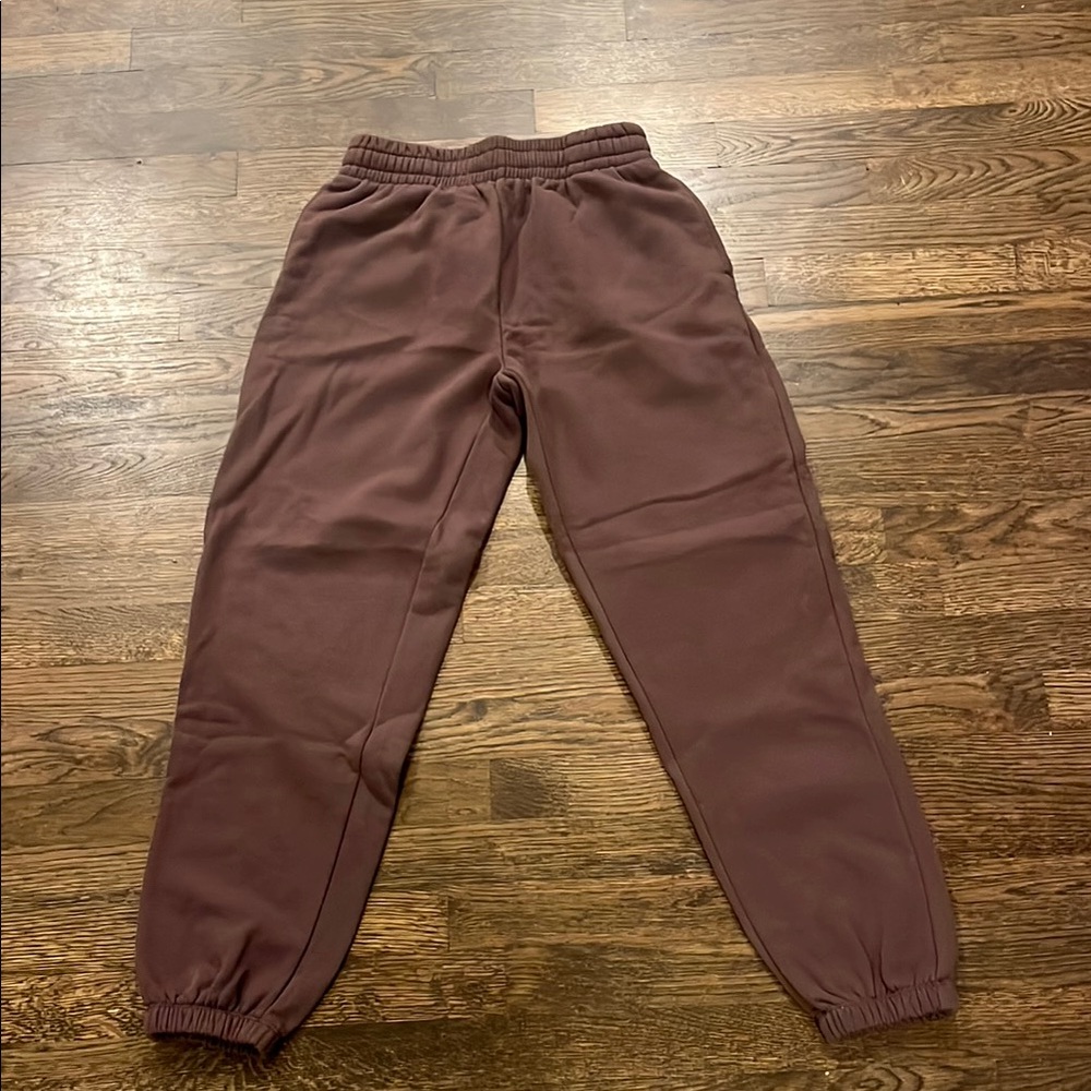 Garage Brown and White Sweatpants